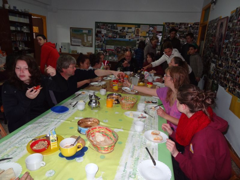 Frühstück Einfaches aber sättigendes Frühstück